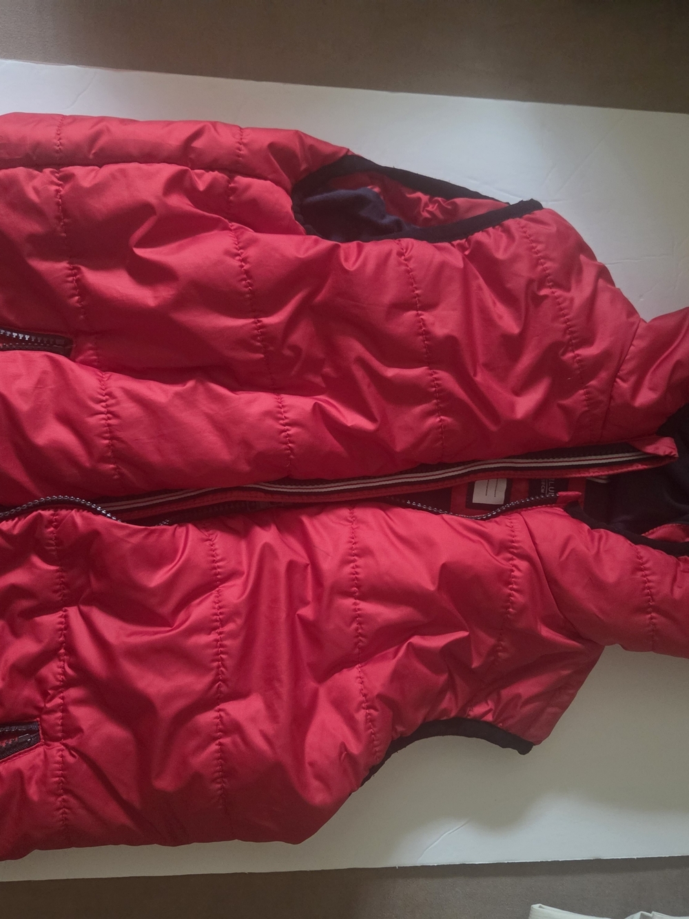 Kids Bright Red Puffer Vest - Cozy Layering Vest